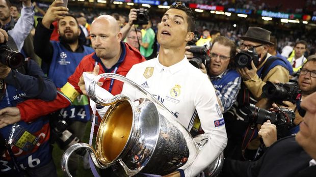 Cristiano Ronaldo terakhir membawa Real Madrid juara Liga Champions.