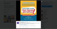 Ramai-Ramai Kampanyekan Koalisi Anti Persekusi