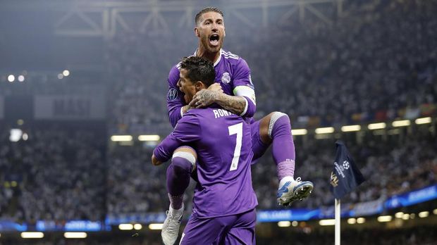 Sergio Ramos menegaskan hubungannya dengan Cristiano Ronaldo baik-baik saja. (