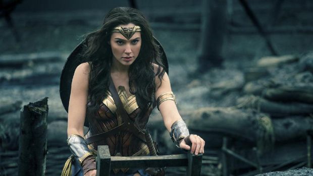 Gal Gadot saat menjadi Wonder Woman.