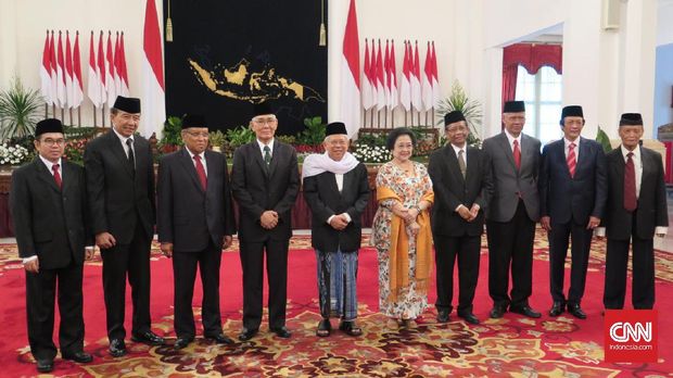 Dewan Pengarah dan Kepala Unit Kerja Presiden Pembinaan Ideologi Pancasila.