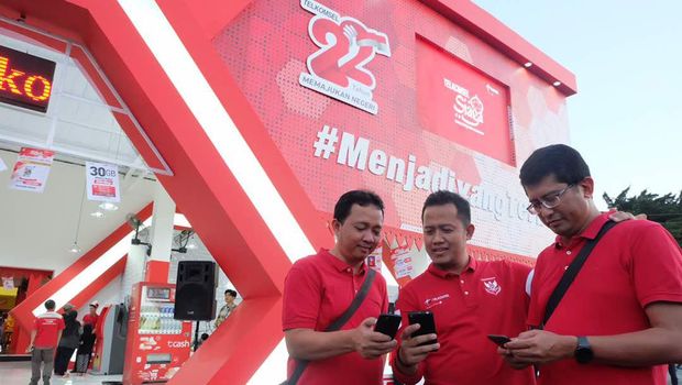 Telkomsel Kawal Sinyal JFK 2017 di Kemayoran