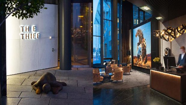 Dahulu lokasi hotel merupakan bekas sarang maling (The Thief)