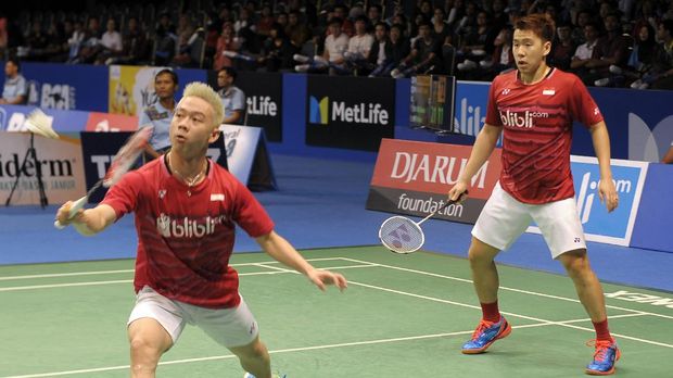 Kevin/Marcus langsung kalah di babak pertama Indonesia Open 2017.