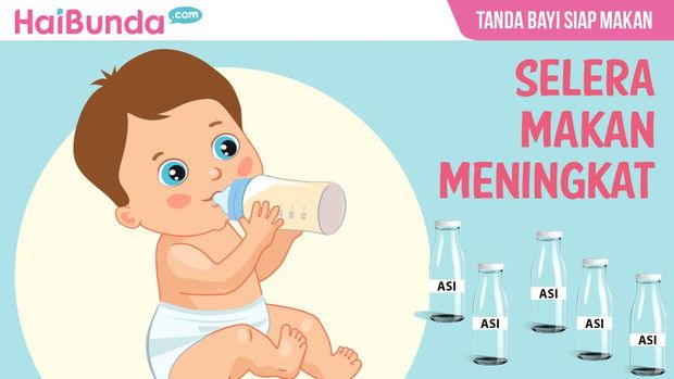Tanda anak siap makan