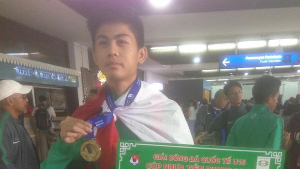 Timnas U-16 Tiba di Indonesia bersama Trofi Juara