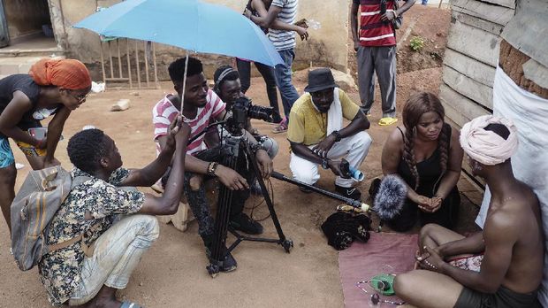 Industri perfilman di Ghana menggeliat di Kumawood.