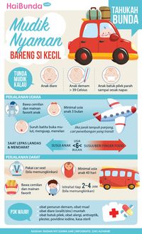 Mudik nyaman bareng si kecil