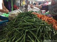 H-2 Harga Sayuran Stabil, Kecuali Kacang Panjang dan Buncis