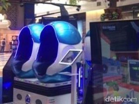 Wahana permainan seru 9D simulator di PIM