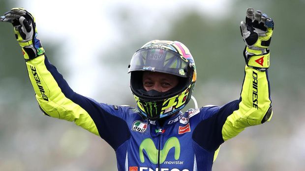 Valentino Rossi meraih pole position di GP Belanda, Sirkuit Assen. (