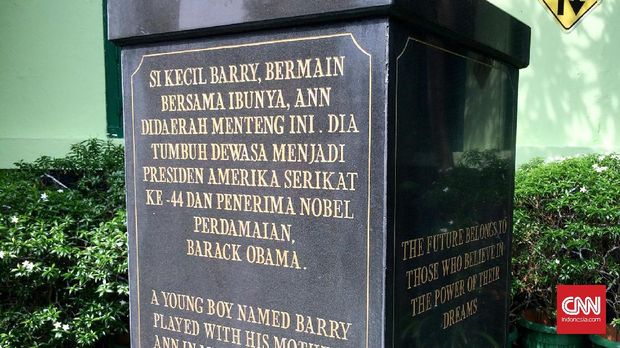 Suasana di SDN Menteng 01, Jalan Besuki, Jakarta, tempat mantan presiden Amerika Serikat, Barack Obama pernah mengenyam bangku pendidikan di Indonesia.