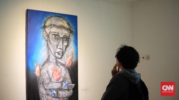Karya seni Wahyudi Pratama bicara soal manusia.