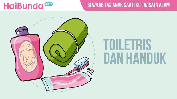 Isi wajib tas anak saat ikut wisata alam