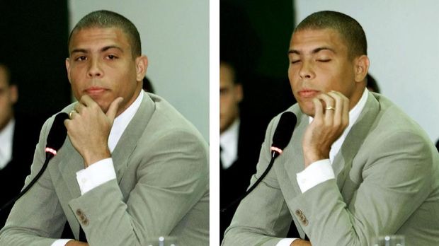 Ronaldo saat menghadiri sidang investigasi terkait kontroversi final Piala Dunia 1998.