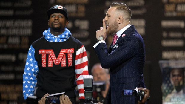 Conor McGregor akan menghadapi Floyd Mayweather Jr 26 Agustus mendatang.