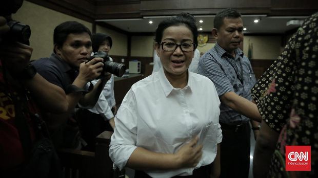 Miryam S Haryani didakwa memberi keterangan tidak benar dalam sidang korupsi proyek e-KTP.