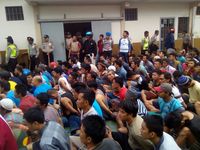 Pemindahan Tahanan Rutan Pekanbaru Diwarnai Keributan