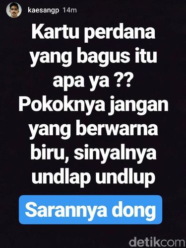 Koneksi Bermasalah, Kaesang Minta Saran Ganti Operator