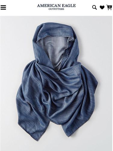 American Eagle Rilis Kerudung Denim untuk Hijabers