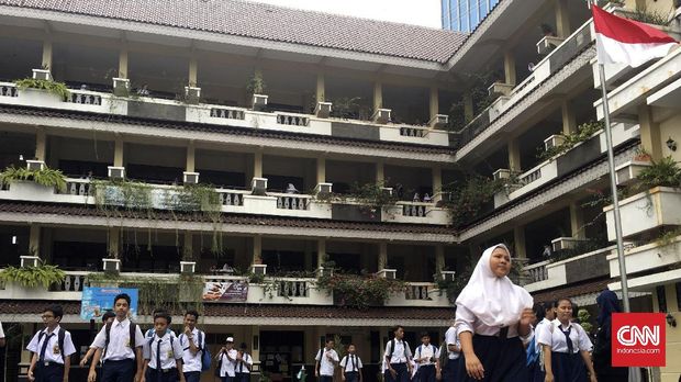 Ilustrasi sekolah. Penelitian PPIM UIN menyatakan ada kecenderungan guru agama abai untuk mengajarkan kesadaran bahwa ada siswa yang berbeda agama.