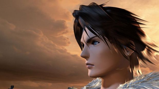 Tampang Squall Leonhart dalam game