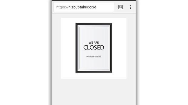 Pemerintah Blokir Situs Resmi HTI