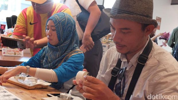 Traveler mampu merancang sendiri kotak musiknya (Baban/detikTravel)