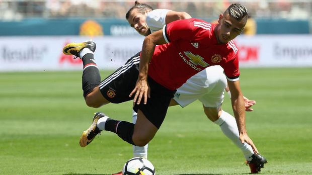 Gareth Bale ketika Real Madrid dikalahkan Manchester United.