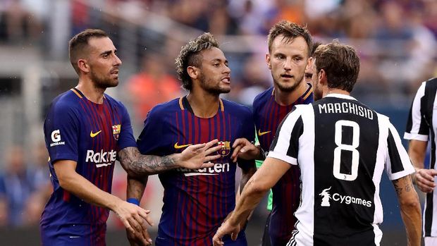 Barcelona menang 2-1 atas Juventus lewat dua gol Neymar.