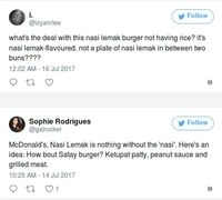 Seperti Apa Ya Rasanya Burger 'Nasi Lemak' dari Singapura?