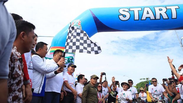 Gowes Nusantara diharapkan bisa membuat masyarakat aktif bersepeda.