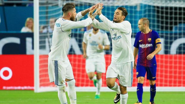 Mateo Kovavic mencetak gol pertama Real Madrid.