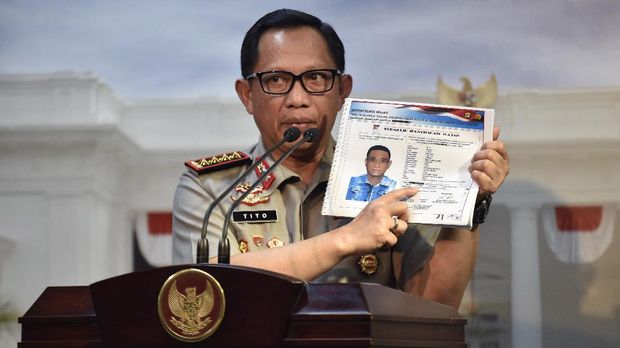 Kapolri Jenderal Tito Karnavian melaporkan perkembangan kasus Novel Baswedan ke Presiden Joko Widodo atau Jokowi.