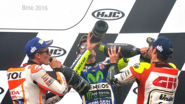Valentino Rossi musim lalu finis posisi kedua di GP Republik Ceko.
