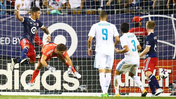 Kemenangan di waktu normal Real Madrid digagalkan Dom Dwyer.