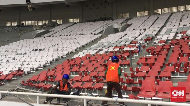 Renovasi Stadion Utama Gelora Bung Karno mencakup fasilitas untuk penonton.