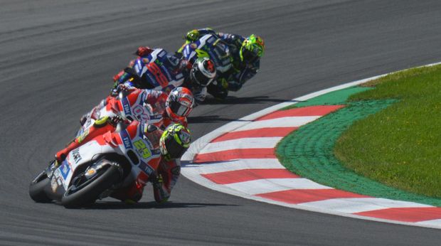 Valentino Rossi musim lalu finis posisi keempat di GP Austria.