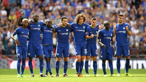 Chelsea kalah dari Arsenal di Community Shield.