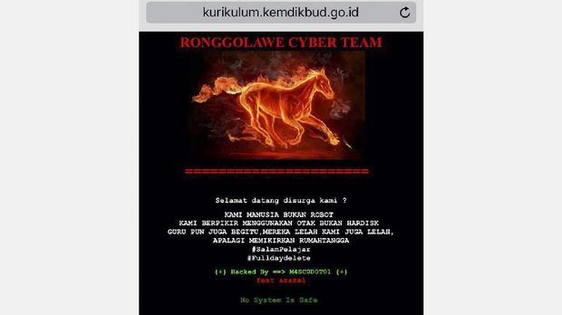 Sempat Lumpuh, Situs Kemendikbus Mulai Pulih