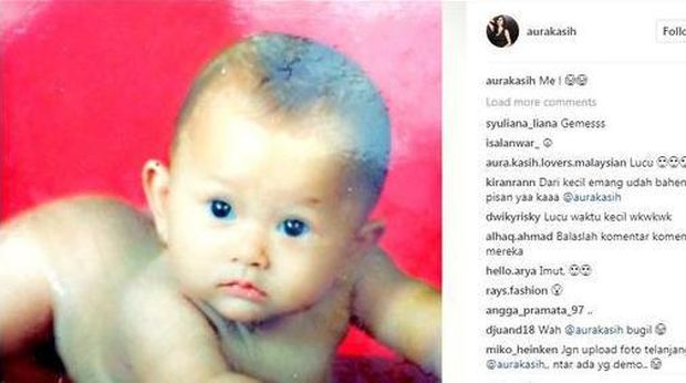 Aura Kasih Pajang Potret Bugil di Instagram