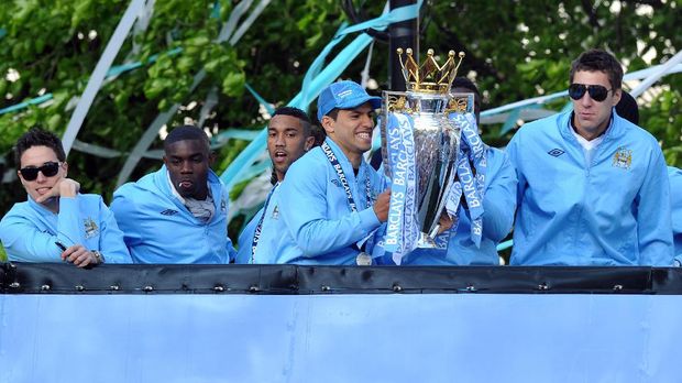 Sergio Aguero jadi penentu titel juara Liga Primer Inggris untuk Manchester City lewat golnya di detik-detik terakhir.