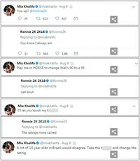 Rating Game Lebih Sakral Ketimbang 'Aset' Mia Khalifa