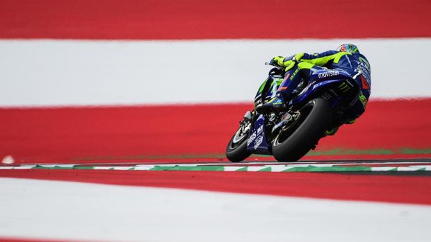 Valentino Rossi tampil mengecewakan di GP Austria.