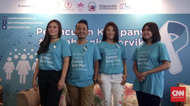 'Kampanye' Bahaya Kanker Serviks Selebriti di Media Sosial