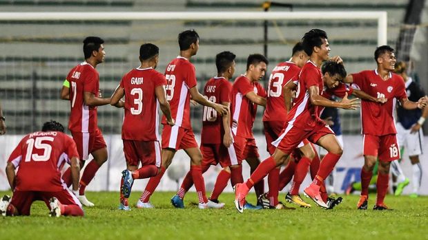 Timnas Filipina untuk sementara berada di peringkat dua klasemen Grup B.