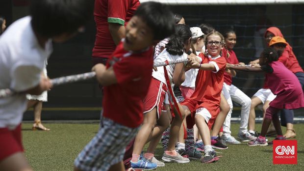 Ketika Pelajar Beda Bangsa dan Budaya Rayakan Kemerdekaan RI