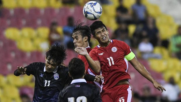 Timnas Filipina menang 2-0 atas Kamboja di pertandingan pertama Grup B.