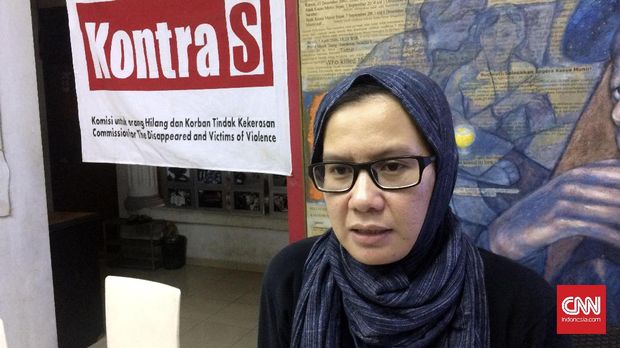 Kontras meminta Presiden Jokowi agar memerintahkan Jaksa Aung untuk melakukan upaya penyidikan projusticia terhadap sejumlah peristiwa pelanggaran HAM berat.