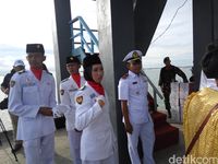 Mendes Ikuti Upacara HUT ke-72 RI di Pulau Sebatik